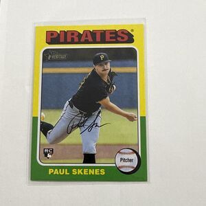 2024 Topps Heritage Paul Skenes RC Pittsburgh Pirates High Number Rookie #594